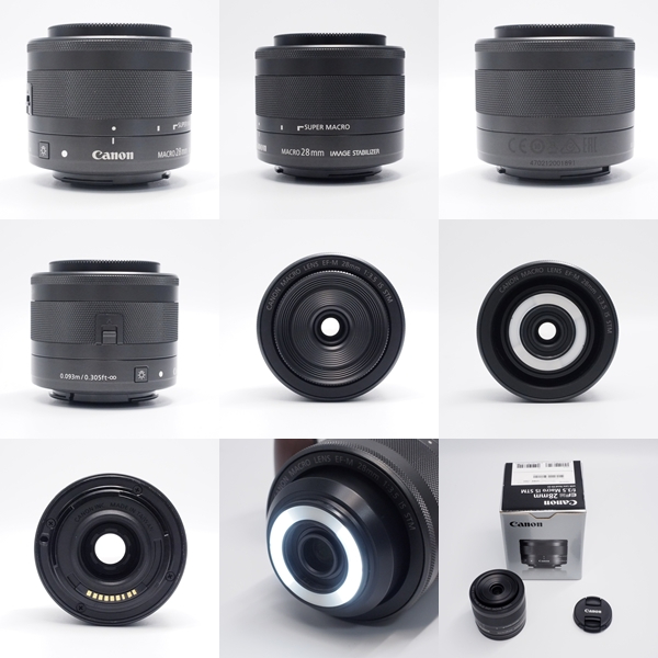  Canon 中古 EF-M28mm F3.5 マクロ IS STM 470212001891 Aランク