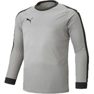 プーマ PUMA プーマ LIGA ジュニア GK シャツ パッド付き 130 シルバー ブラック 729966