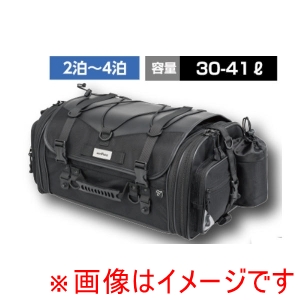 タナックス TANAX TANAX MFK-1002 ツーリング用バッグ キャンピングシートバッグM 目安 2泊～4泊 容量 30～41L 最大積載量 8kg