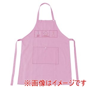 日本文教センター 日本文教センター 基礎縫い エプロン ピンク 51037