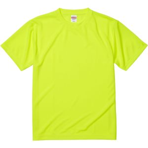 キャブ CAB ユナイテッドアスレ 4.1oz ドライ Tシャツ キッズ ケイコウイエロー 140サイズ 111 590002C CAB
