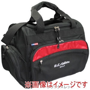 レザックス LEZAX U.S.ATHLETES U.S.ATHLETES USBB-2203 BB USAT ボストンバッグ ブラック レッド レザックス