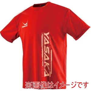 ヤサカ Yasaka ヤサカ Y-855 ロゴニャンコTシャツV レッド S