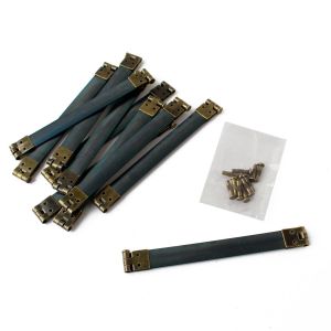 日本紐釦貿易 Nippon Chuko NBK バネ口金 10cm 10本 AG アンティークゴールド JS8001 日本紐釦貿易
