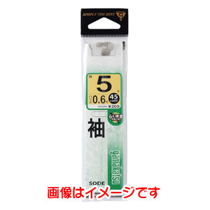 がまかつ Gamakatsu がまかつ 糸付 茶袖 3号 ハリス 0.4 11-014