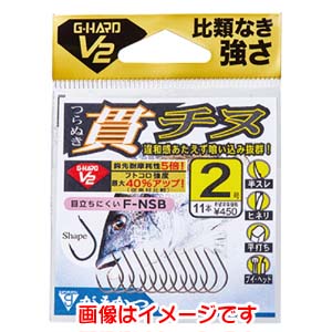 がまかつ Gamakatsu がまかつ G-HARD V2 貫チヌ F-NSB 2号 68-828