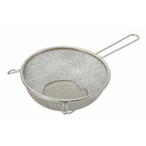 パール金属 パール金属 ベーシスライン ステンレス ダブルメッシュ ストレーナー ザル 18cm HC-0410
