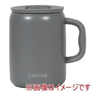 パール金属 Pearl パール金属 カフェマグ セラミック マグカップ 430 グレー HC-1258