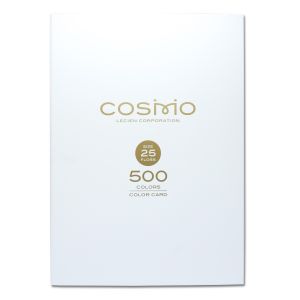 ルシアン LECIEN　cosmo ルシアン 刺しゅう糸見本帳 実物 A4サイズ 見開き4枚分 厚み約1.7cm LUC-SAMPLE7  cosmo