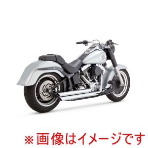 バンスアンドハインズ バンスアンドハインズ 17959 BigShots Staggered ビッグショットスタッガード クローム マフラー SOFTAIL 86-09