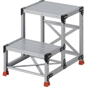 トラスコ中山 TRUSCO トラスコ TSF25306 作業用踏台 2段 ステップ奥行300 高さ0.60m 天板500X400 TRUSCO メーカー直送 代引不可 北海道沖縄離島不可