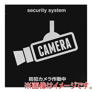 ニューウェイジャパン ニューウェイジャパン MOBK038 サインプレート 監視カメラ ブラック