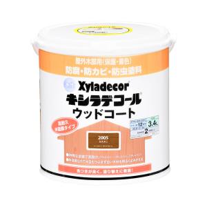 カンペハピオ KANSAI カンペハピオ 97670110000 水性XDウッドコートS カスタニ 3.4L