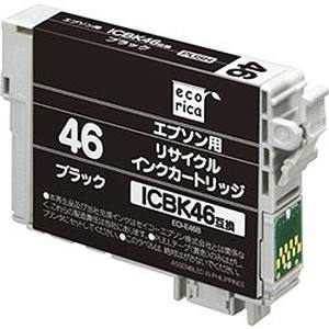 エコリカ ecorica エコリカ ECI-E46B リサイクルインク ブラック ecorica