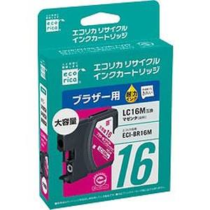 エコリカ ecorica エコリカ ECI-BR16M リサイクルインク マゼンタ ecorica