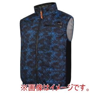 COVELL COVELL P002-4-4L ベスト単品 ポリエステル製 紺迷彩 4L メーカー直送 代引不可 北海道沖縄離島不可