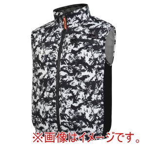 COVELL COVELL P002-6-LL ベスト単品 ポリエステル製 白黒迷彩 LL メーカー直送 代引不可 北海道沖縄離島不可
