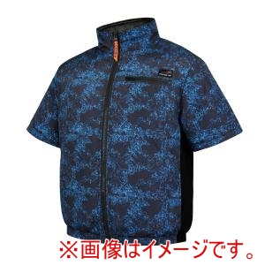 COVELL COVELL DXP002-4-S 半袖タイプ単品 ポリエステル製 紺迷彩 S メーカー直送 代引不可 北海道沖縄離島不可