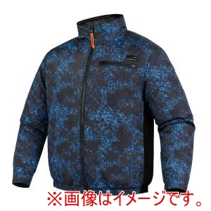 COVELL COVELL CX-P002-4-3L 長袖 ポリエステル製 紺迷彩 3L メーカー直送 代引不可 北海道沖縄離島不可