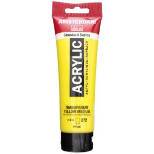 ターレンスジャパン ターレンス アムステルダム アクリリックカラー 120ml 272 トランスペアレント イエローミディアム