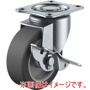 ユーエイ ユーエイ SG-50ELS プレート式 自在 キャスター エラストマー 車輪径50mm ストッパー付き Sタイプ SG-S型 取付寸法55×42