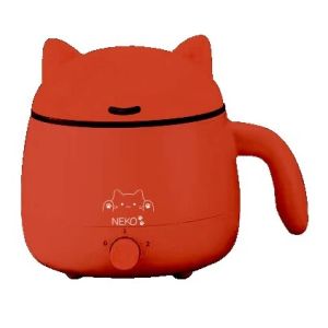 吉田産業 NK-134 NEKO 耳付きクックポット2 レッド