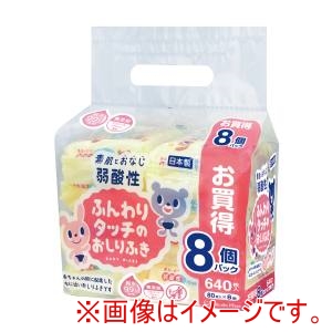 Life-do.Plus Life-do.Plus 弱酸性 ふんわりタッチのおしりふき 80枚8P