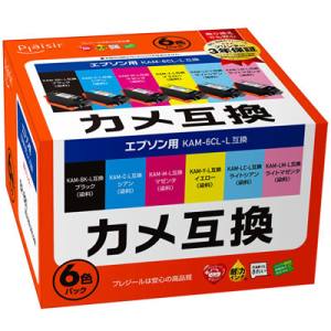 プレジール Plaisir プレジール PLE-EKAML-6P インク 6色パック カメ 汎用品 Plaisir