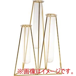 松村工芸 松村工芸 インブルーム 3連 フラワーベース クレエ 9245-0027 768-5451-0