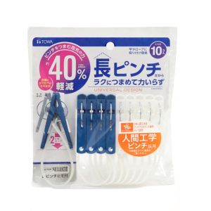 東和産業 TOWA 東和産業 LST 長ピンチヒモ付 10P