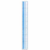 レイメイ藤井 レイメイ藤井 AJH408 見やすい方眼定規 36cm W45 x H370 x 3mm厚