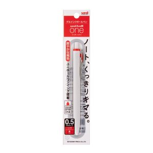 三菱鉛筆 三菱鉛筆 UMN-S-05 1P 赤 15 ゲルインクボールペン uni-ball one 0.5mm パック
