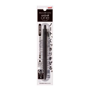 三菱鉛筆 三菱鉛筆 UMN-S-05 1P 黒(黒軸) 24 ゲルインクボールペン uni-ball one 0.5mm パック