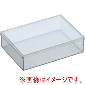 蝶プラ工業 蝶プラ工業 781453 持続性透明帯電防止ケース フタ付 EBR5f