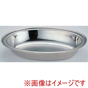 三宝産業 YUKIWA UK 18-8 バロン 小判チェーフィング用 ウォーターパン 18インチ NTEC718 ユキワ 三宝産業 YUKIWA