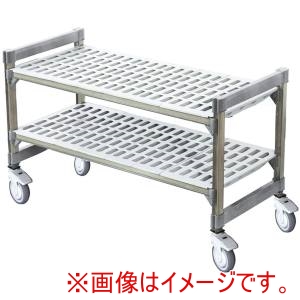 トラスト Trust トラスト DTL3513 360型移動式シェルビング2段 1380×H970 メーカー直送 法人限定　代引不可 北海道沖縄離島不可