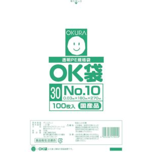 オークラ オークラ OK 30 10 OK袋0.03mm10号