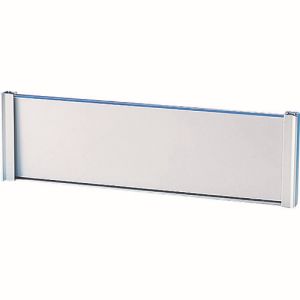 日本緑十字社 緑十字 211071 ルームプレート 差込タイプ アルミケース付 SPS-80 80×265mm 樹脂製