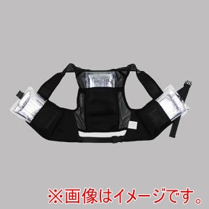 緑十字 緑十字 375669 ピタッと冷却ベスト 標準パッケージ XLサイズ ブラック 胸回り115×145cm