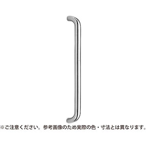 シロクマ シロクマ NO.166S 丸棒取手 片面用 メン 800mm ヘアーライン