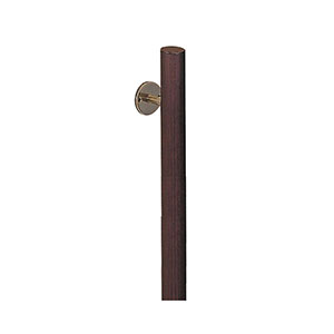シロクマ シロクマ NO.182 自然木丸型取手 600mm 仙徳 オーク