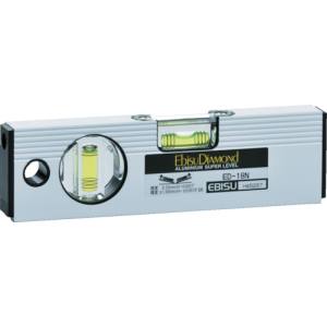 エビス EBISU エビス ED-18N ベーシックレベル シルバー 180mm ED-18N 水平器