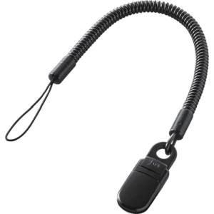エレコム ELECOM エレコム ELECOM スマートフォン用クリップストラップ 70cm ブラック P-STCP70BK