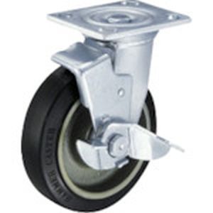 ハンマーキャスター HAMMER CASTER ハンマーキャスター 519BPS-CR200 重荷重用旋回式ゴム車輪 イモノホイール ラジアルボールベアリング 200mm SP付