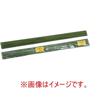 松村工芸 松村工芸 地巻ワイヤー #18 S 100本 グリーン 91-2018-2