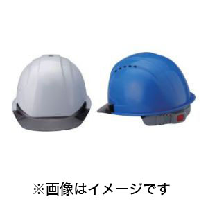 トーヨーセフティ TOYO SAFETY ひさし透明ヘルメット ロイヤルブルー 380F-OT-S-RB スチロールライナー入り