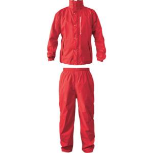カジメイク カジメイク 7740 ブリザテックレインスーツ レッド 3Lサイズ 7740-44-3L