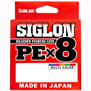 サンライン SUNLINE サンライン シグロン PE×8 マルチカラー 200m 2.5号