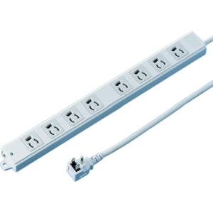 サンワサプライ SANWA SUPPLY 工事物件タップ(8個口・3m) TAP-K8L-3