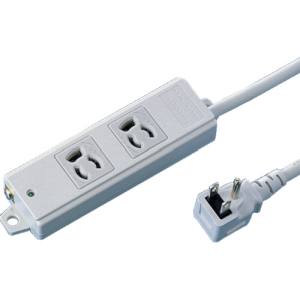 サンワサプライ SANWA SUPPLY 工事物件タップ(2個口・5m) TAP-KE2L-5